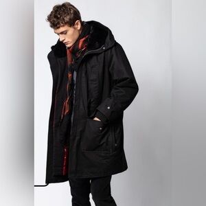 zadig and voltaire kangou parka
